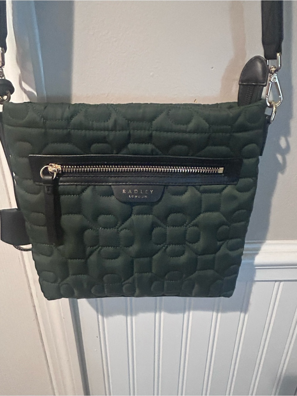 Radley London Hunter Green Quilted Small Crossbody Bag
